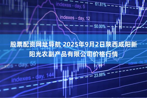 股票配资网址导航 2025年9月2日陕西咸阳新阳光农副产品有限公司价格行情
